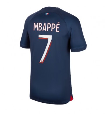 Paris Saint-Germain Kylian Mbappe #7 Hemmatröja 2023-24 Kortärmad